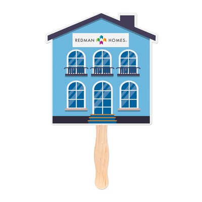 House Shaped Hand Fan