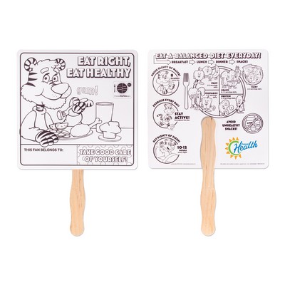 Nutrition Hand Fan